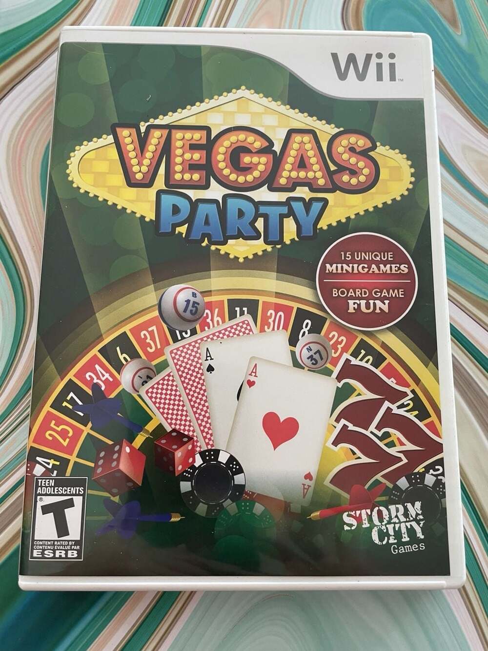 Vegas Party Nintendo Wii Video Game Complete With Case And Manual